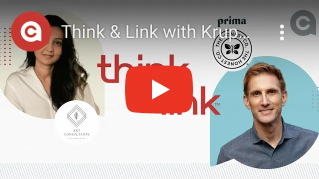 Video: Think & Link with Krupa Koestline & Christopher Gavigan